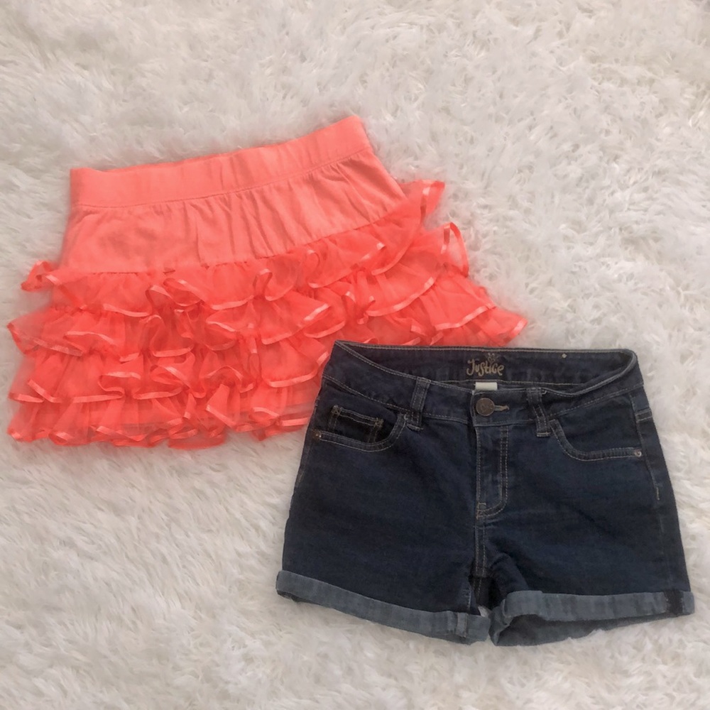 COPY - Justice Shorts & Skirt Girls Size 12